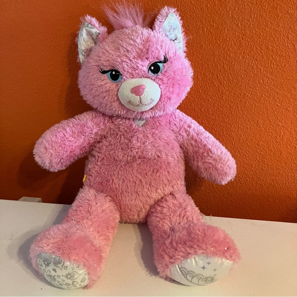 Build-A-Bear Pink Purrincess‎ with Heart Insert